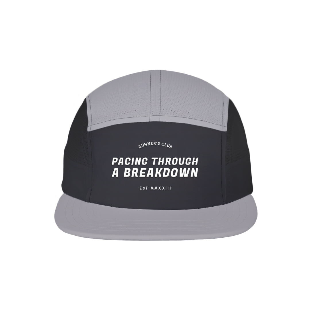 Pacing Through A Breakdown Grey - Running Cap
