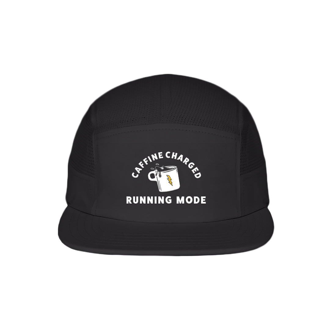 Caffine Charged Black - Running Cap