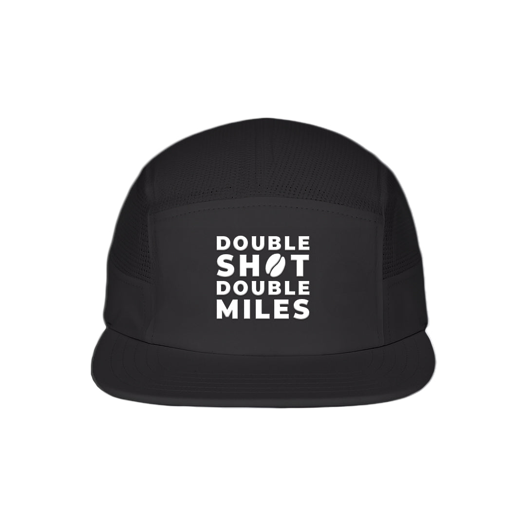 Double Shot Double Miles Black - Running Cap