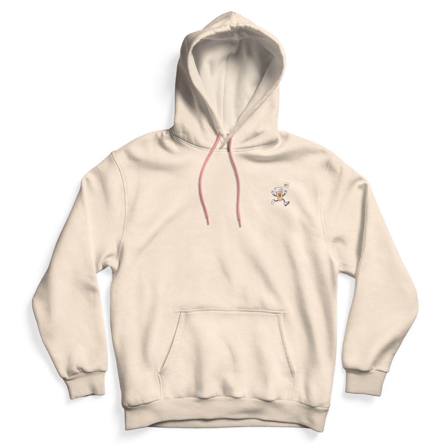 Will Run For Cold Beer Beige - Hoodie