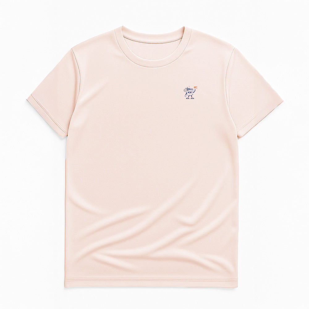 A Good Run Is Like A Good Coffee Beige - T-Shirt