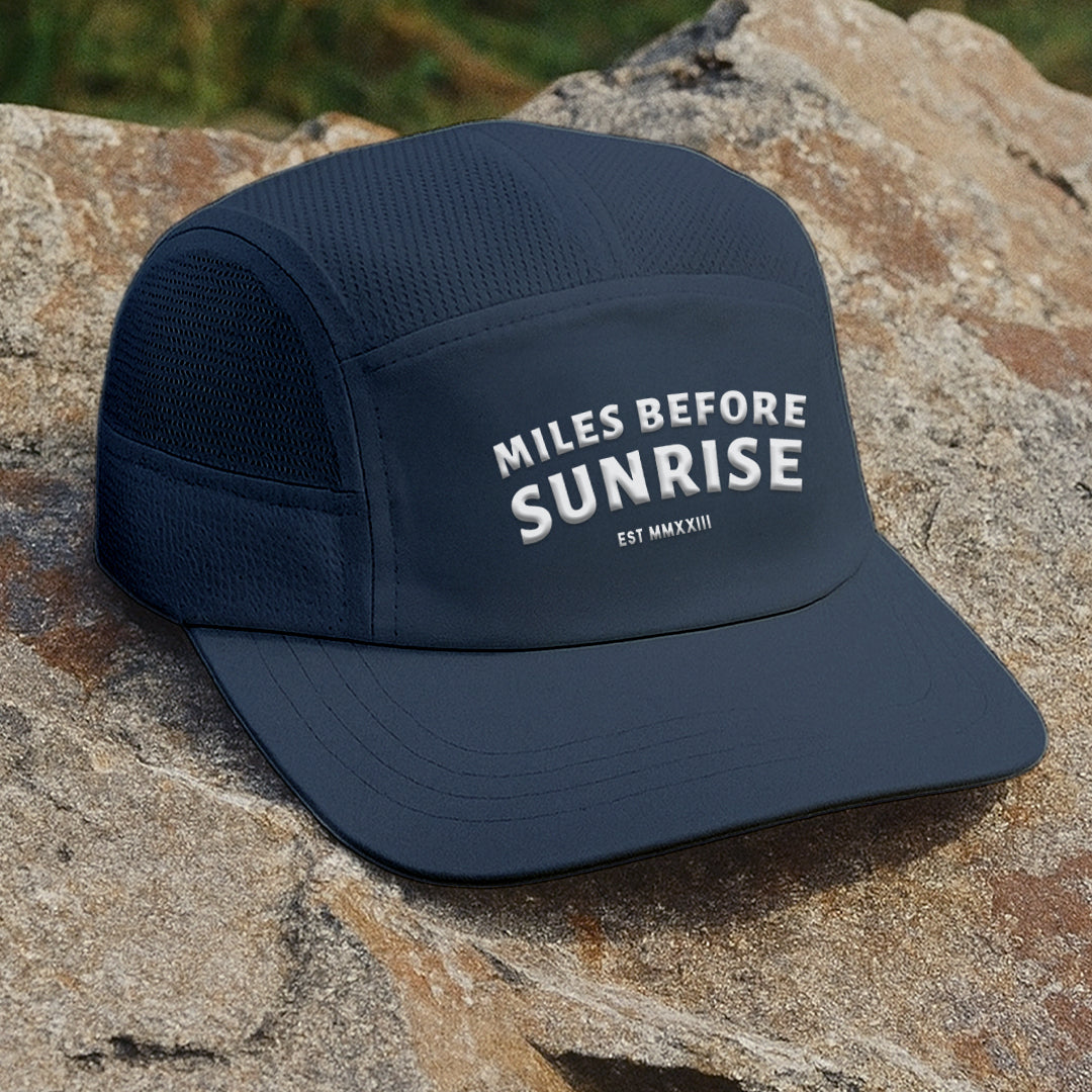 Miles Before Sunrise Blue - Running Cap