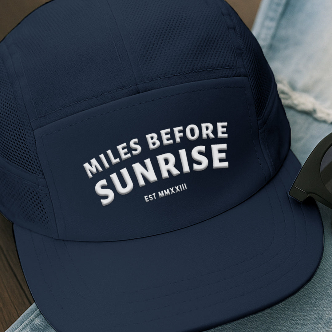 Miles Before Sunrise Blue - Running Cap