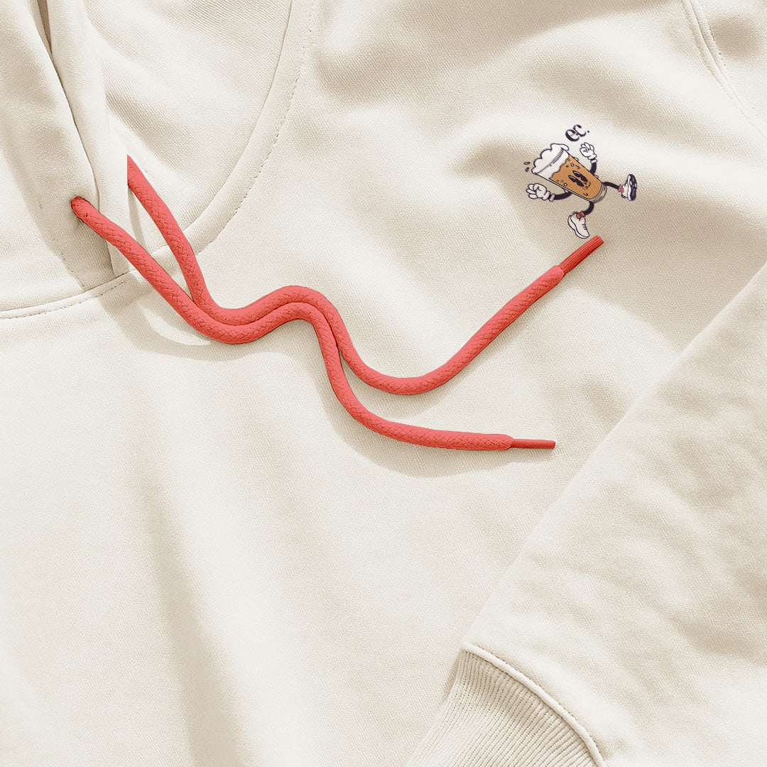 Will Run For Cold Beer Beige - Hoodie