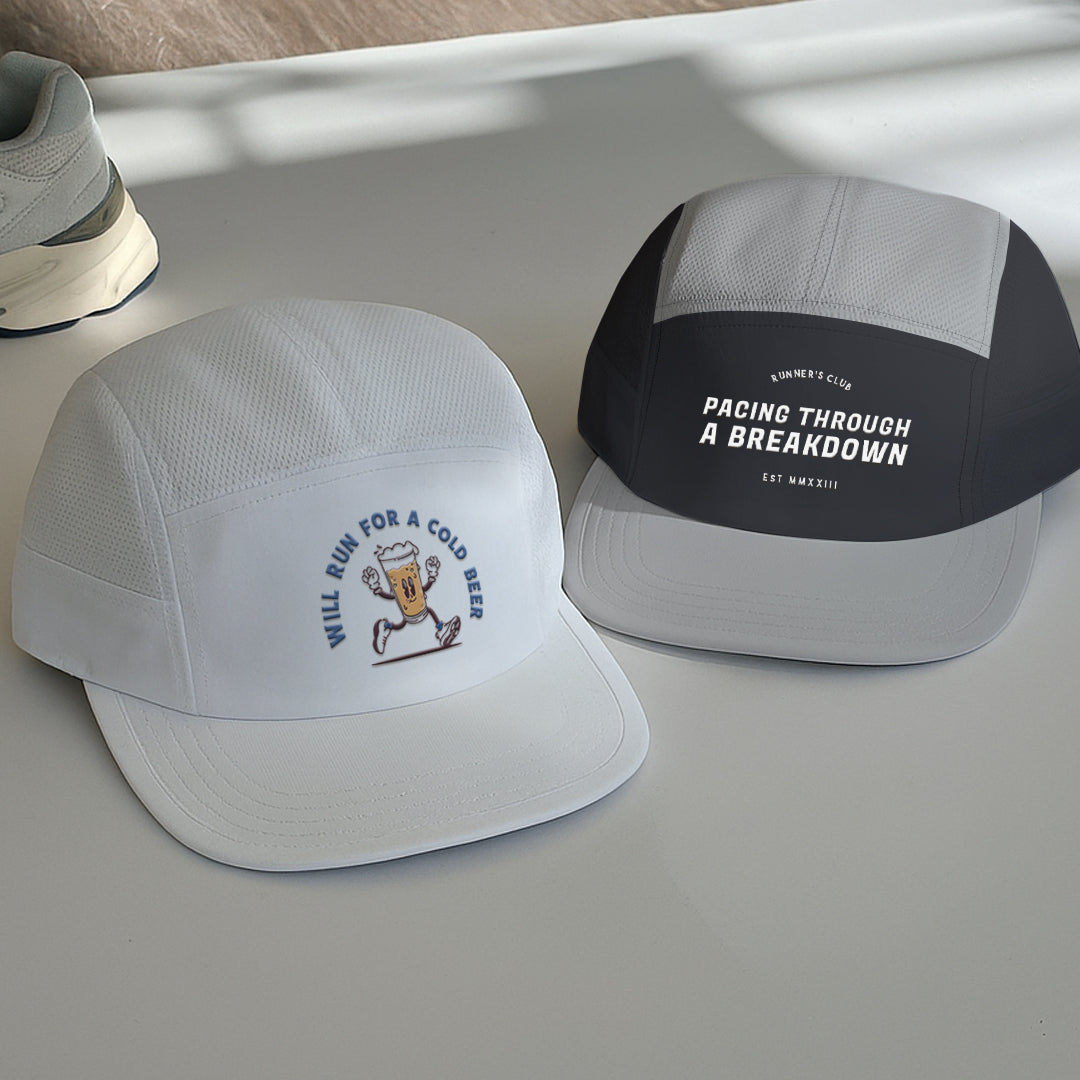 Pacing Through A Breakdown Grey - Running Cap