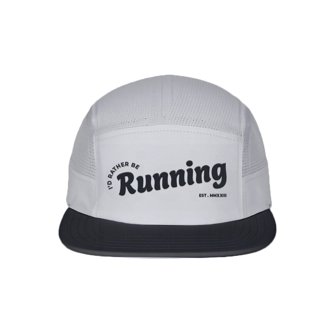 I'd Rather Be Running Grey - Running Cap