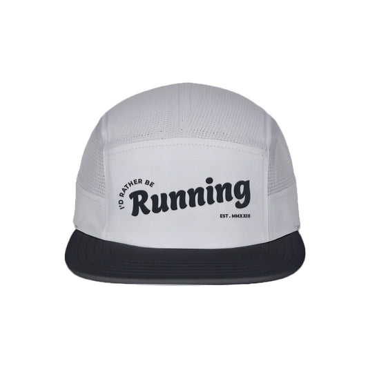 I'd Rather Be Running Grey - Running Cap