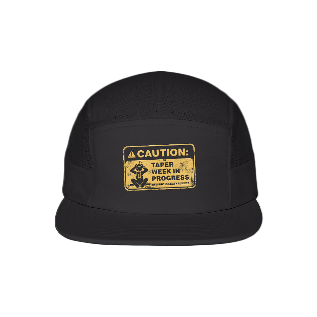 Taper Week In Progress Black - Running Cap