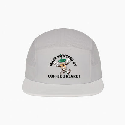 Miles Powered By Coffee & Regret Grey - Running Cap