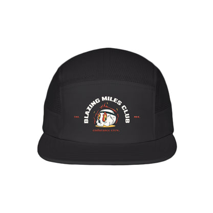 Blazing Miles Club Black - Running Cap