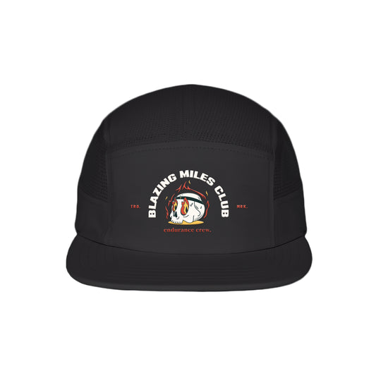 Blazing Miles Club Black - Running Cap