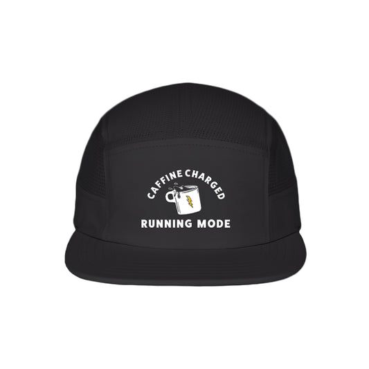 Caffine Charged Black - Running Cap