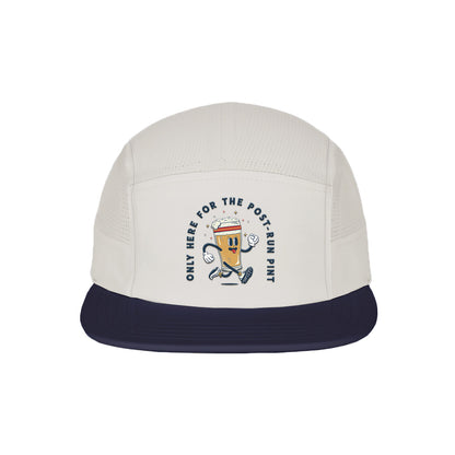 Only here For The Post-Run Pint Beige - Running Cap