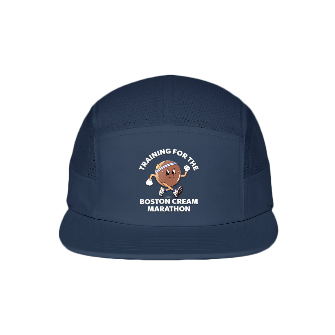 Training For The Boston Cream Marathon Blue - Running Cap