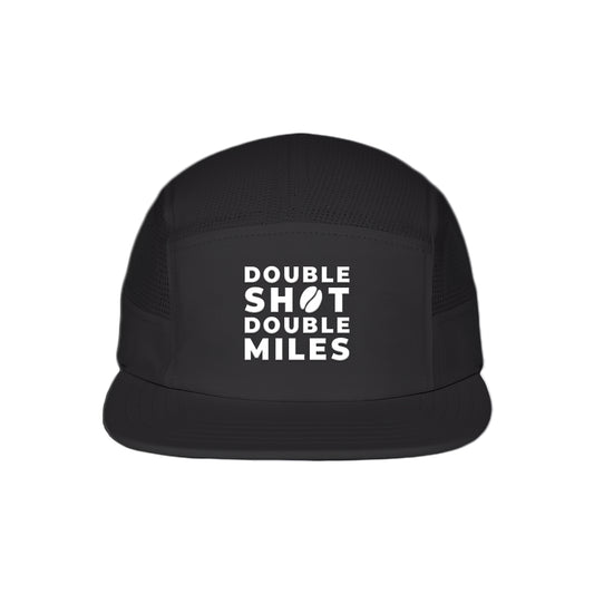 Double Shot Double Miles Black - Running Cap