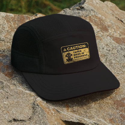 Taper Week In Progress Black - Running Cap