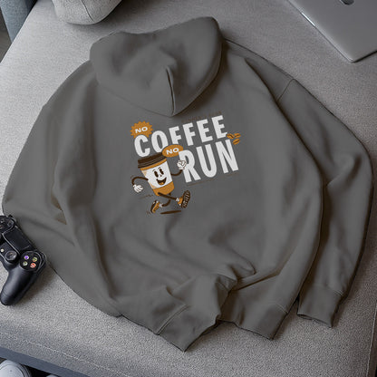 No Coffee No Run Grey - Hoodie