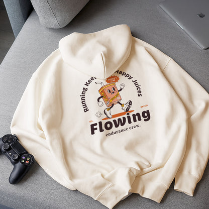 Happy Juices Flowing Beige - Hoodie