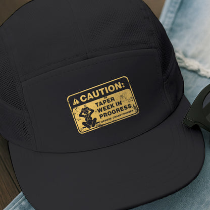 Taper Week In Progress Black - Running Cap