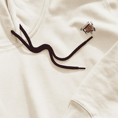 I Run On Coffee And Sheer Determination Beige - Hoodie