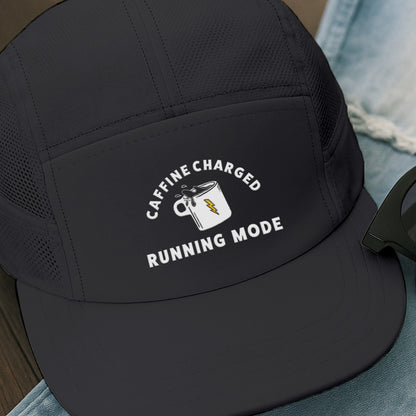 Caffine Charged Black - Running Cap