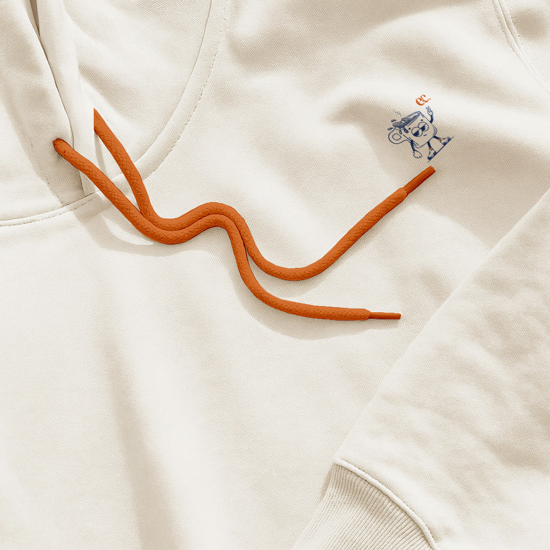 A Good Run Is Like A Cup Of Coffee Beige - Hoodie