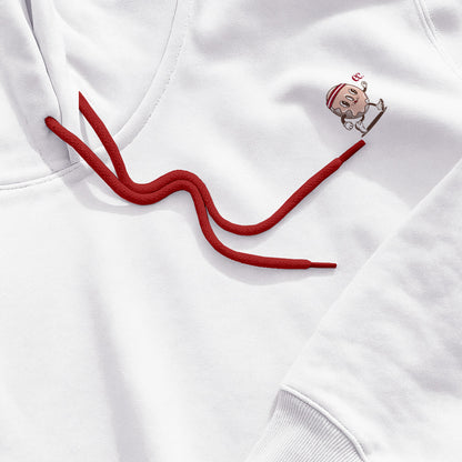 I Run Because Donuts Are Delicious White - Hoodie