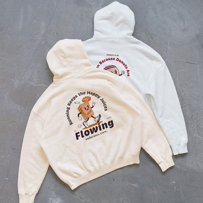 Happy Juices Flowing Beige - Hoodie