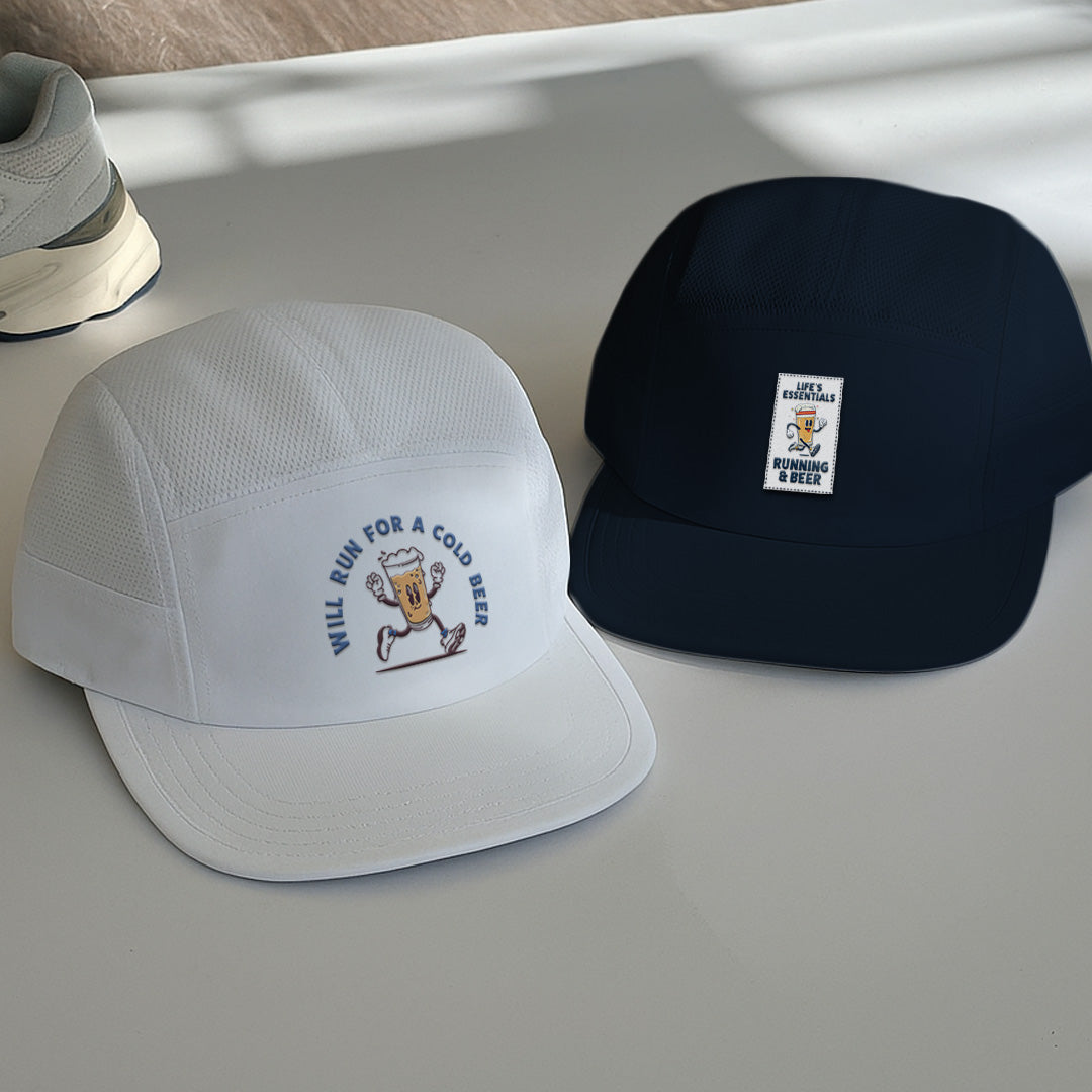 Life's Essentials: Running & Beer Blue - Running Cap