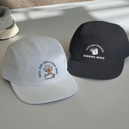 Caffine Charged Black - Running Cap