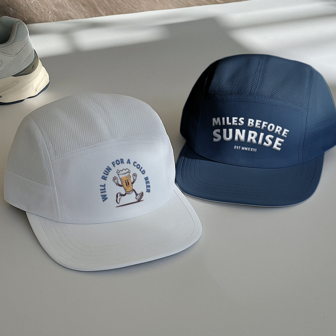 Miles Before Sunrise Blue - Running Cap