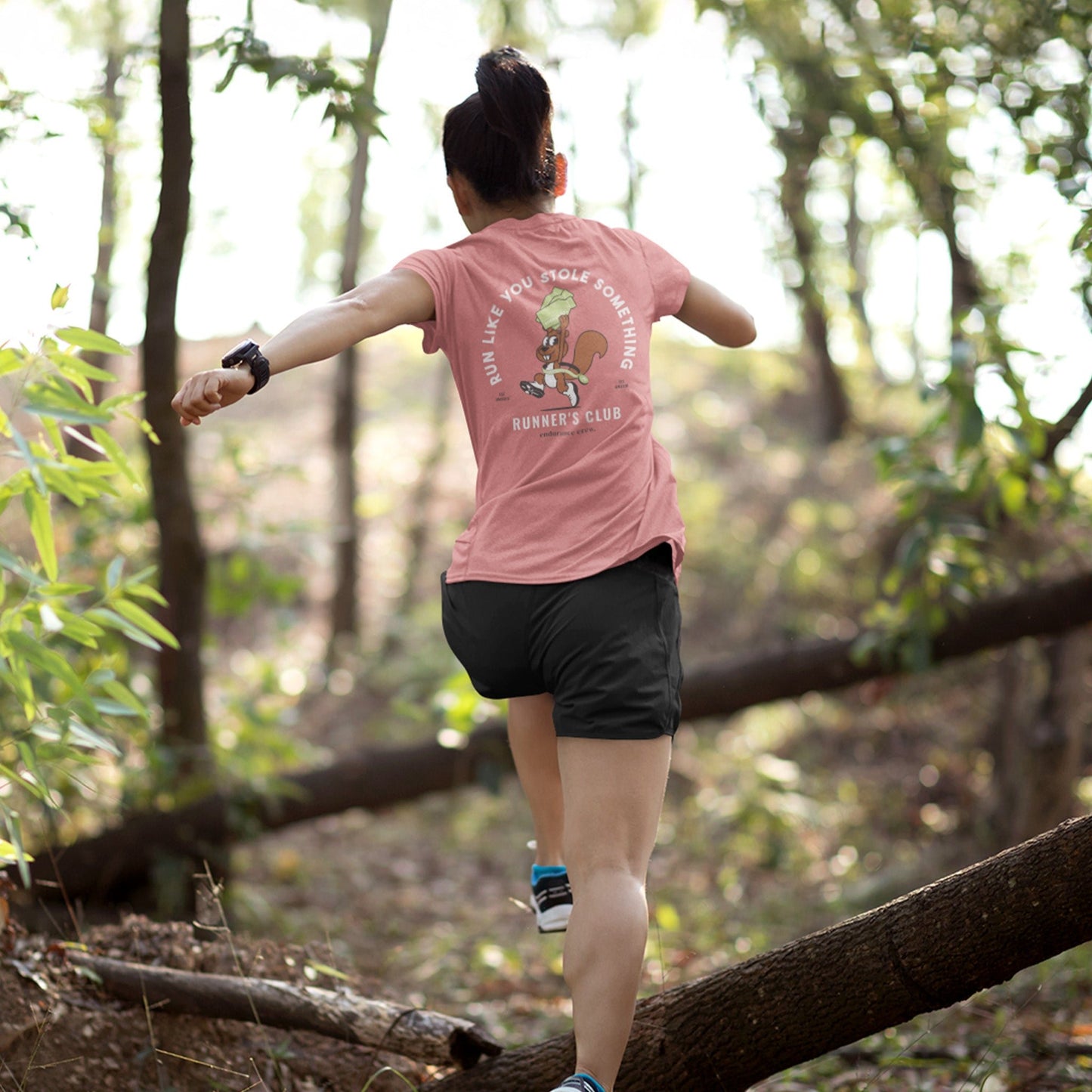 Stole Something Squirrel Pink - Short-Sleeve Shirt