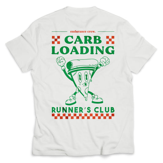 Carb Loading Runner's Club - Off White - T-Shirt