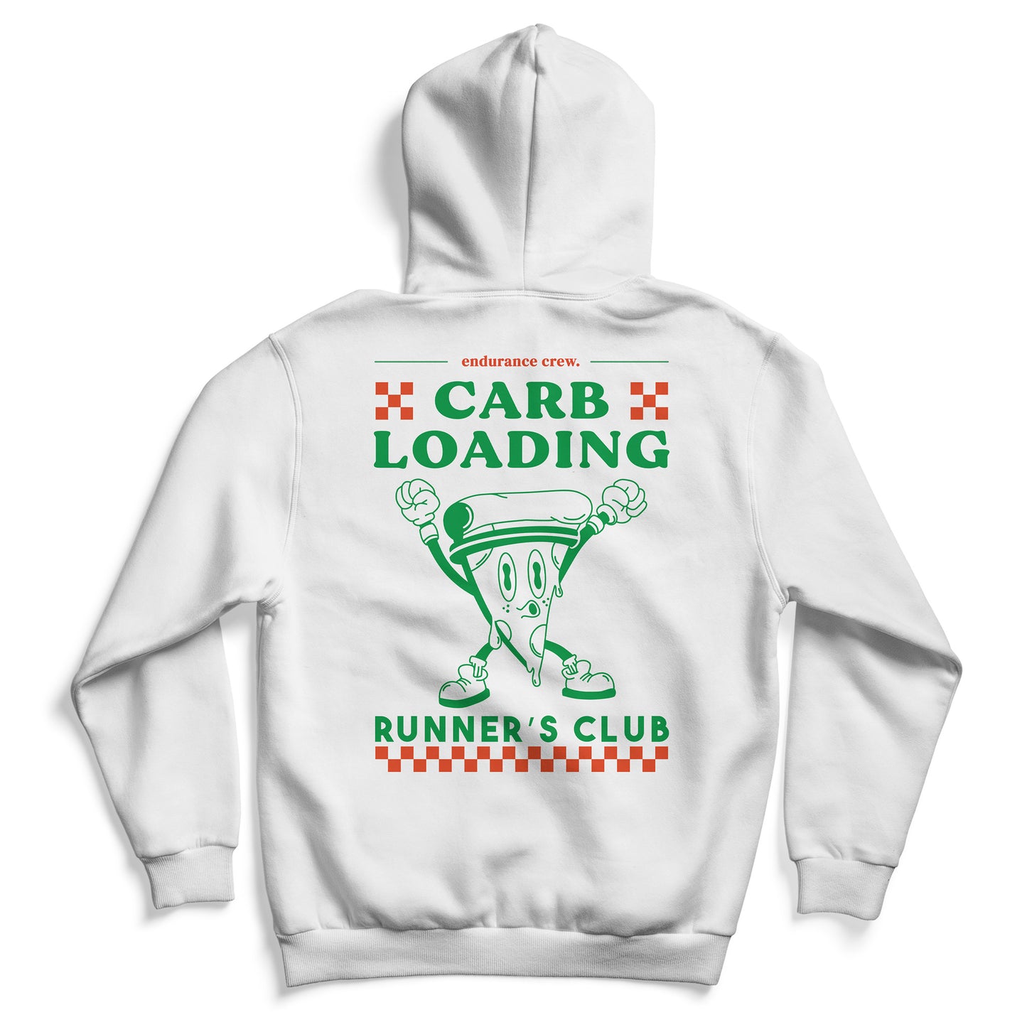 Carb Loading Pizza White - Hoodie