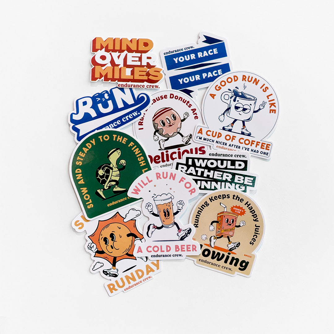 Endurance Sticker Race‑Day Sticker Pack (10 Stickers) – endurance crew