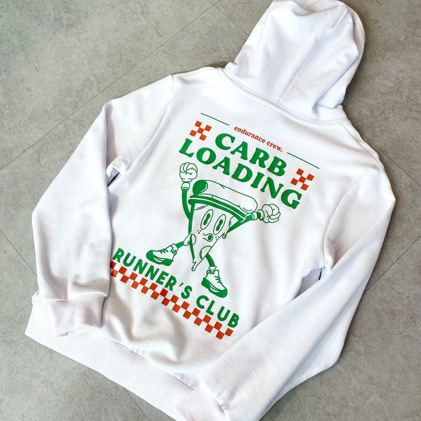 Carb Loading Pizza White - Hoodie