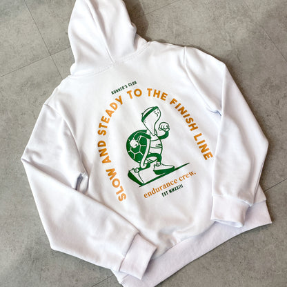 Slow & Steady White - Hoodie