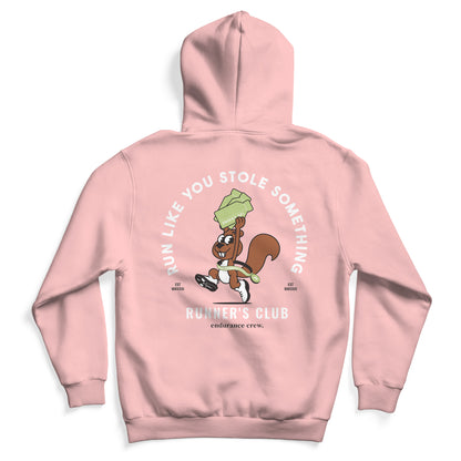 Stole Something Squirrel Pink - Hoodie