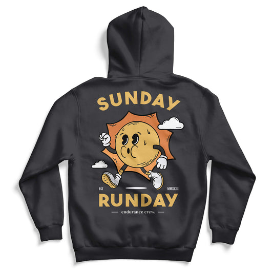 Sunday Runday - Black - Hoodie