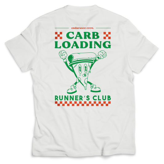 Carb Loading Pizza White - Short-Sleeve Shirt