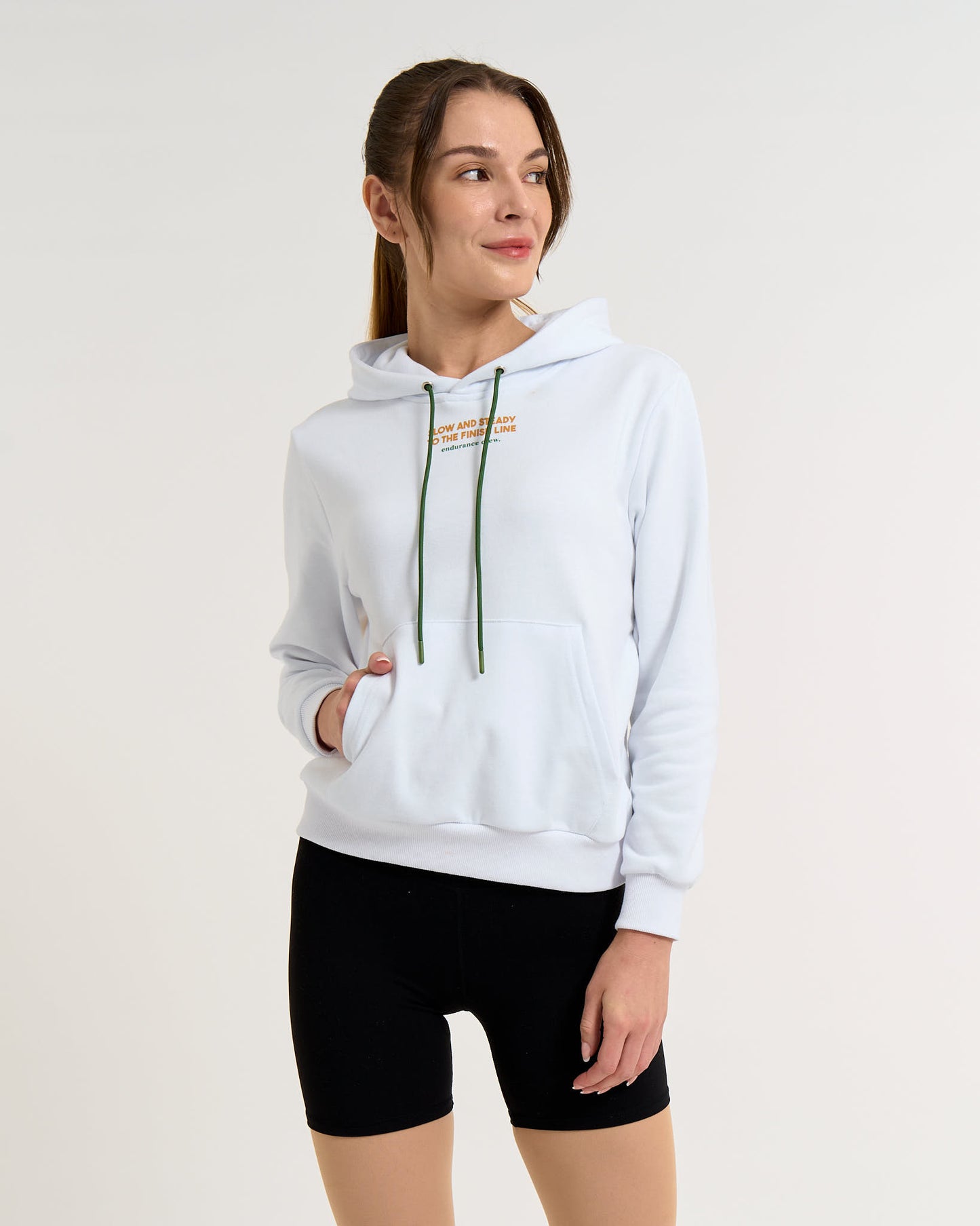 Slow & Steady White - Hoodie