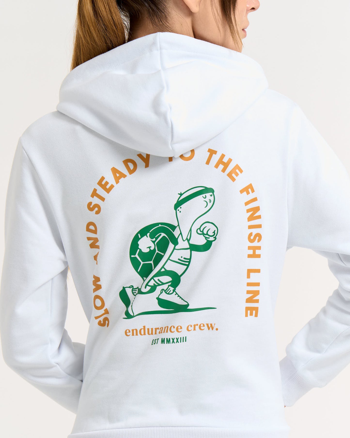 Slow & Steady White - Hoodie