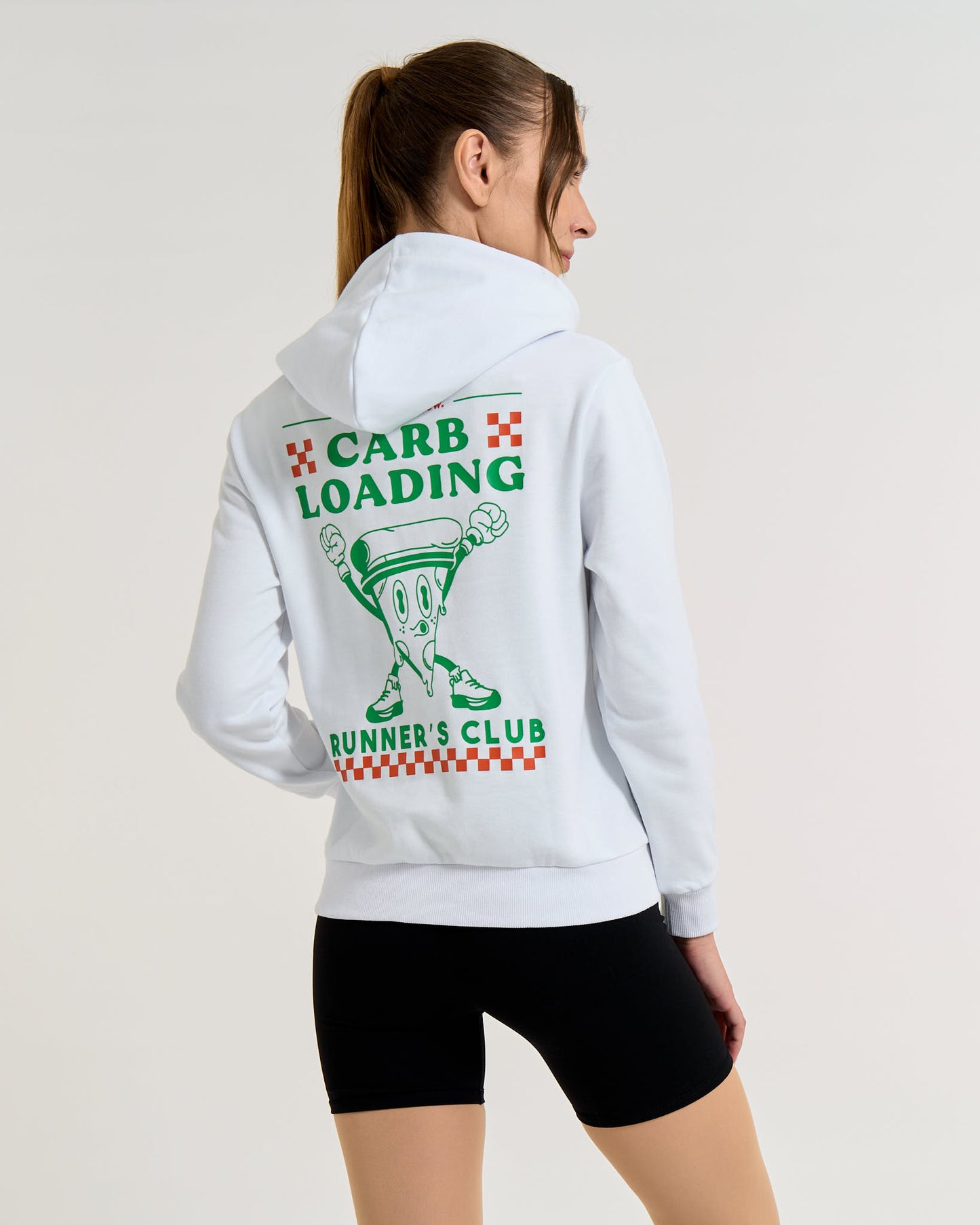 Carb Loading Pizza White - Hoodie