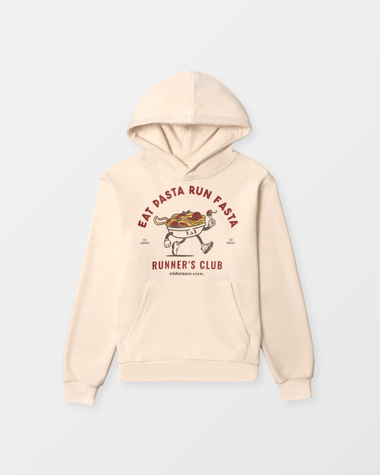 Eat Pasta Run Fasta Cream - Hoodie