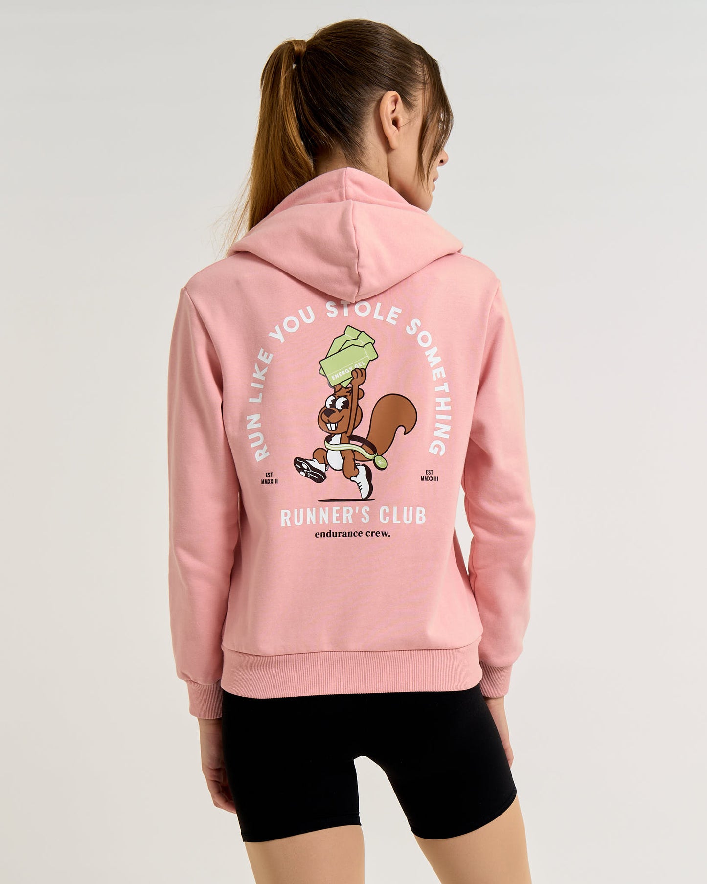 Stole Something Squirrel Pink - Hoodie