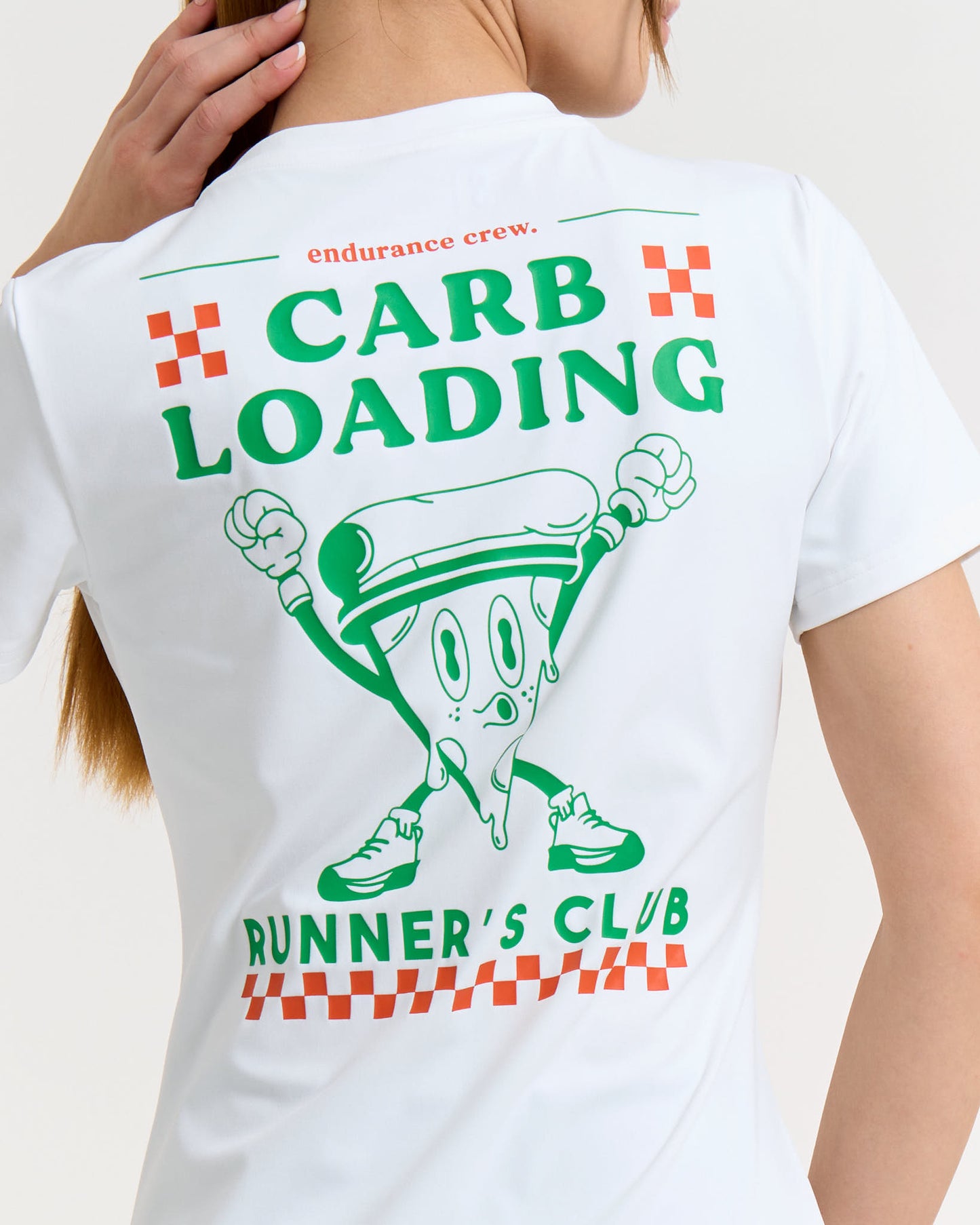 Carb Loading Pizza White - Short-Sleeve Shirt